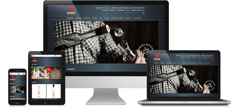 Erber Edelbrand Onlineshop